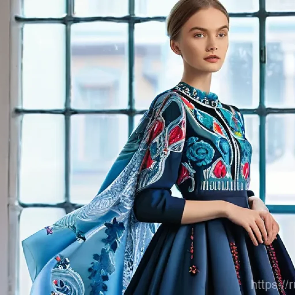 패션디자인 업계 스타 디자이너 분석 - **Creative Vision of a Russian Designer in a Modern Atelier**
Imagine a talented female fashion ...