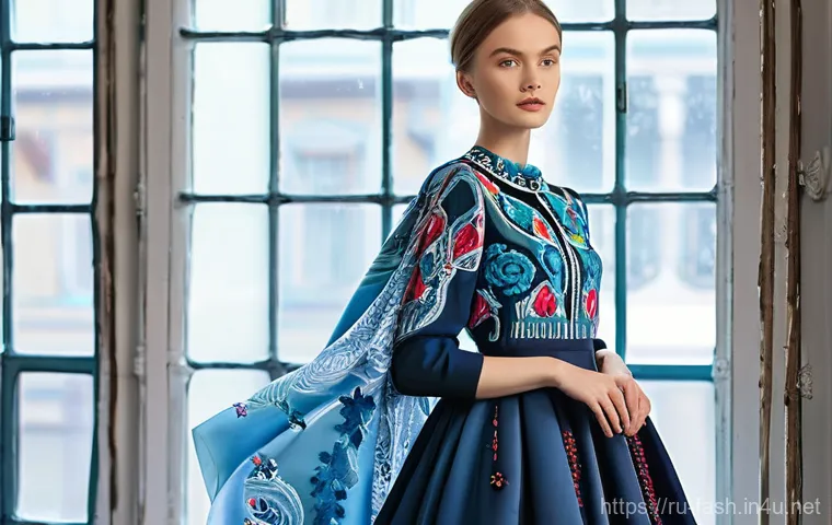 패션디자인 업계 스타 디자이너 분석 - **Creative Vision of a Russian Designer in a Modern Atelier**
Imagine a talented female fashion ...