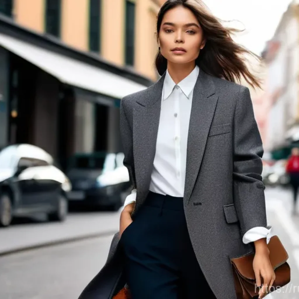 패션디자인 일러스트레이션 기법 - **Prompt 1: Dynamic Street Style Fashion Illustration**
"A full-body fashion illustration of a f...